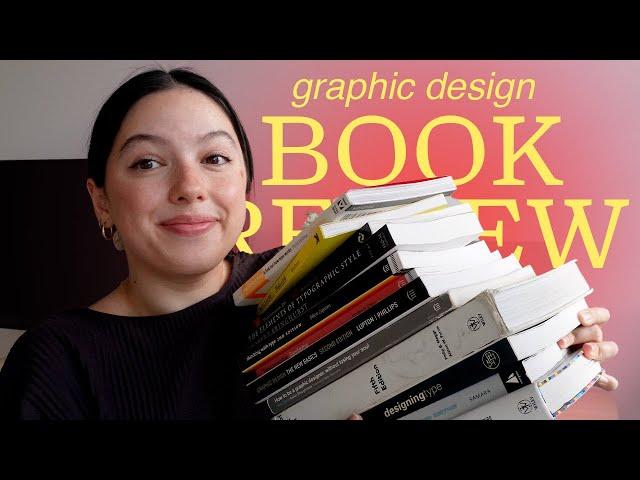 reviewing EVERY Graphic Design book in my collection!