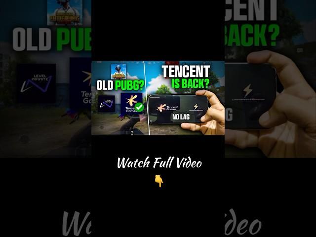 Finally Tencent is back in Pubg | tencent comeback In Pubg | old Pubg mobile soon? | tencent in pubg