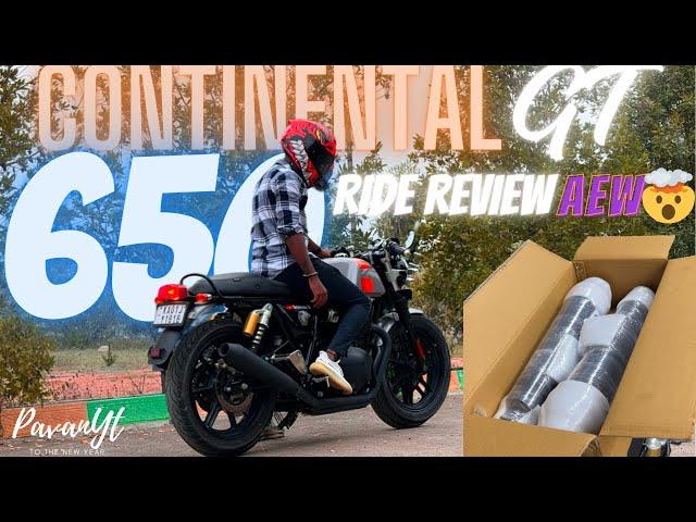 2024 Continental GT650 Ride Review | AEW TE102 | kannada Motovlogs | PavanYT