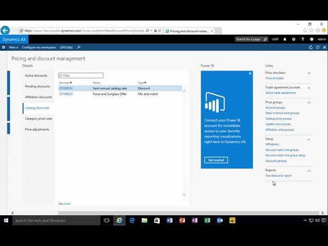 Pricing And Discount Management Workspace Dynamics 365