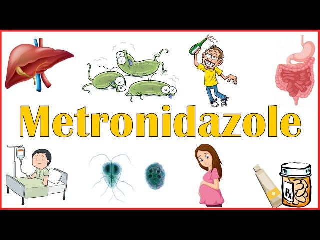 Metronidazole(Flagyl) - Mechanism Of Action, Indications, Adverse Effects & Contraindications