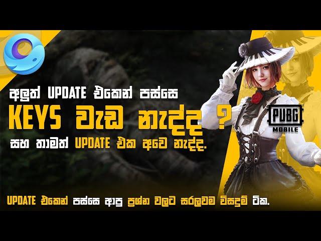 How To Fix Keys Not Working On New Update | Gameloop PUBG Mobile Update Not Working | Sinhala