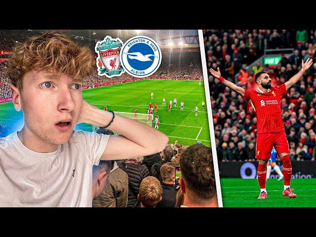 CHAOS and ATMOSPHERE as LIVERPOOL COME BACK AGAINST BRIGHTON 