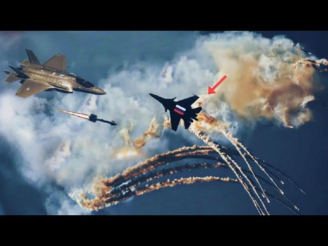 Only just! First air battle between US F-35 AND RUSSIAN SU-57 See What Happened!