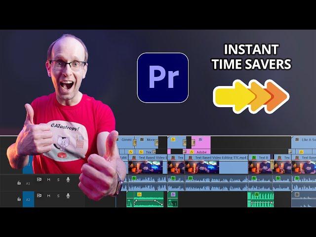 5 Simple Tips to EDIT FASTER in Premiere Pro