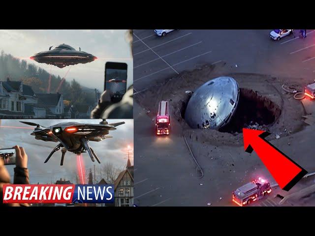 BREAKING NEWS! UFO/UAP/DRONE Just Crashed In New Jersey! CRAZY Footage JUST IN!