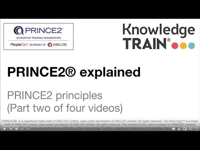 What is PRINCE2 Project Management? – The PRINCE2 Principles [Part 2 of 4]