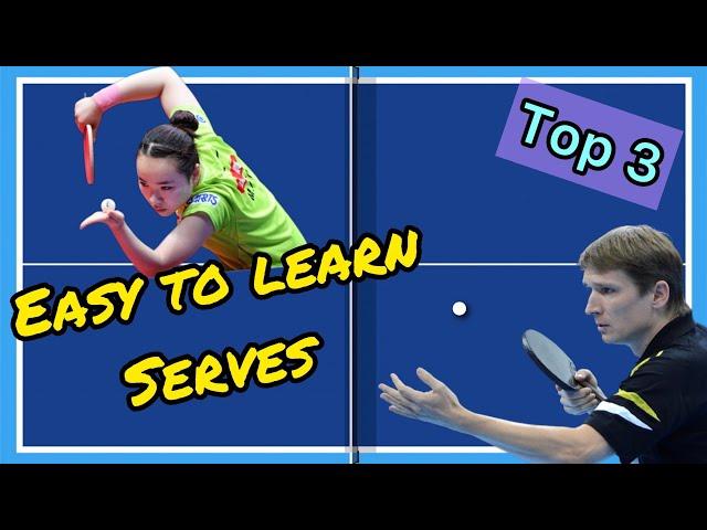 TOP 3 MOST EFFECTIVE SERVES IN TABLE TENNIS | STEP-BY-STEP GUIDE