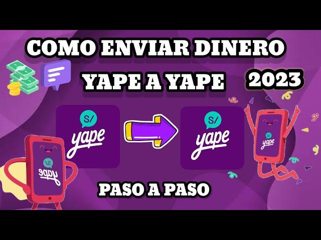 COMO ENVIAR DINERO DE YAPE A OTRA CUENTA DE YAPE 2023