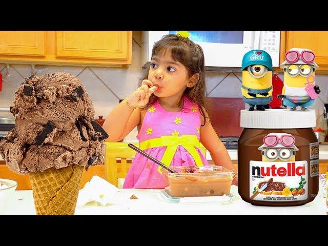 Kids Recipes Nutella Ice Cream Fun For Kids - ZMTW