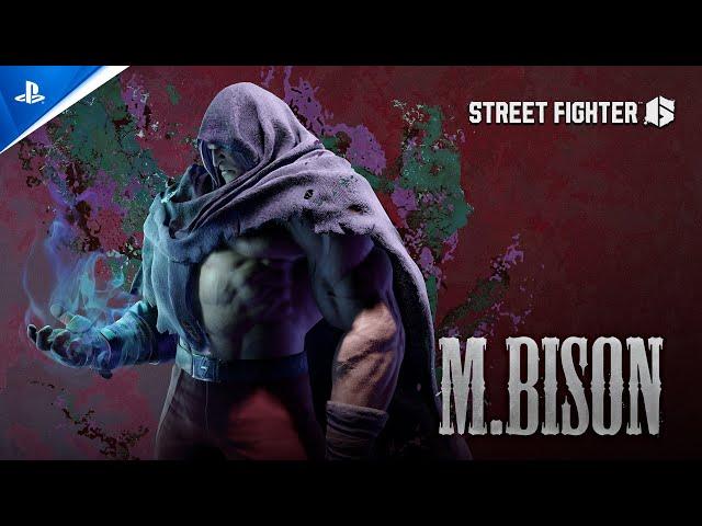 Street Fighter 6 - M. Bison Gameplay Trailer | PS5 & PS4 Games