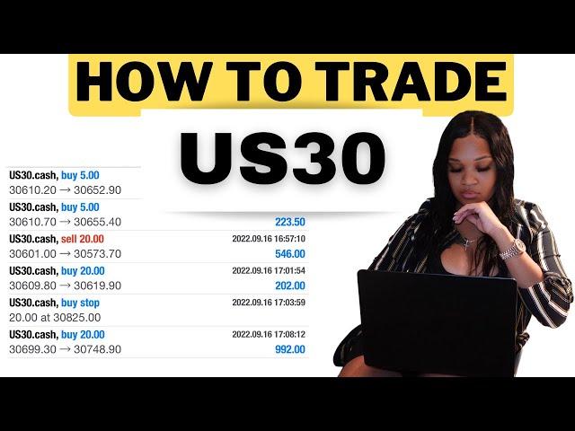 HOW TO TRADE US30 AT NY 9:30 NY OPEN & CLOSE | FOREX TRADING