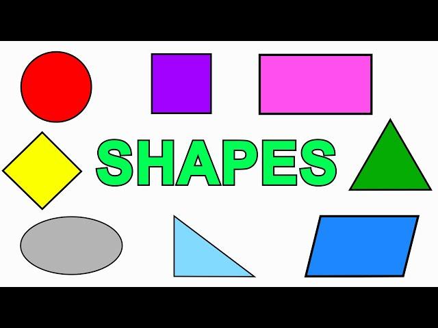 Shapes | Names of Shapes | Geometry | Shapes for Kids | Geometric Shapes