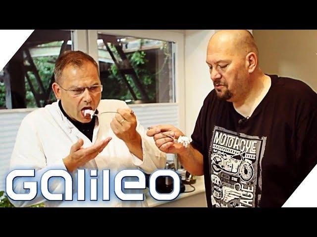 Jumbo Schreiner testet Fleischsalat | Galileo | ProSieben