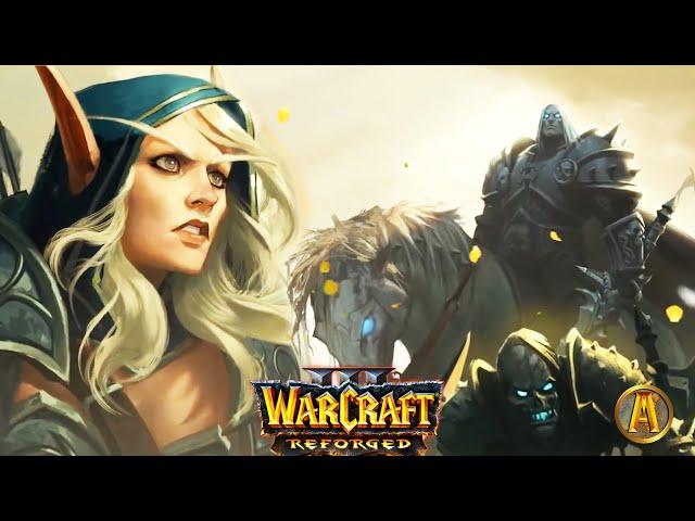 Arthas Kills Sylvanas & Purges Blood Elves Cinematics - Fall of Sunwell [Warcraft 3: Reforged]