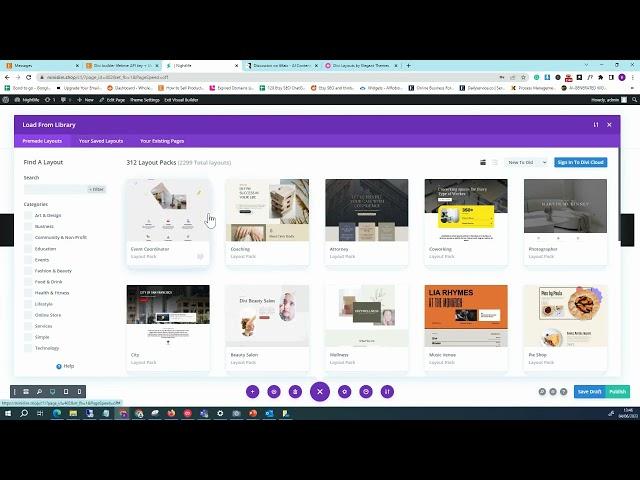 How to install DIVI theme and Import DIVI Layouts