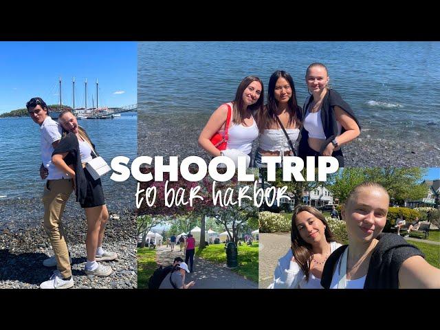 boarding school trip to BAR HARBOR  exchange year USA | Luisa Vlog 13