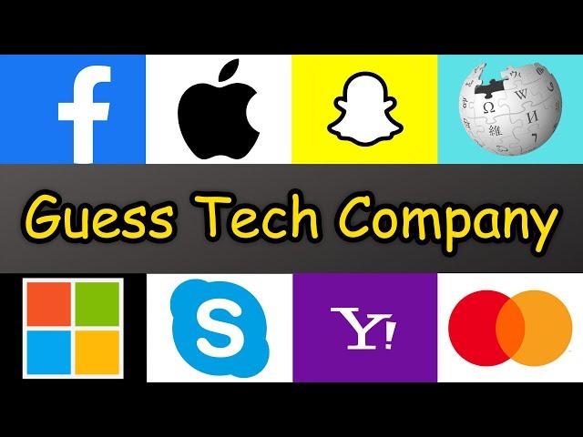 Guess The Logo - Tech Companies Only (Logo Quiz)