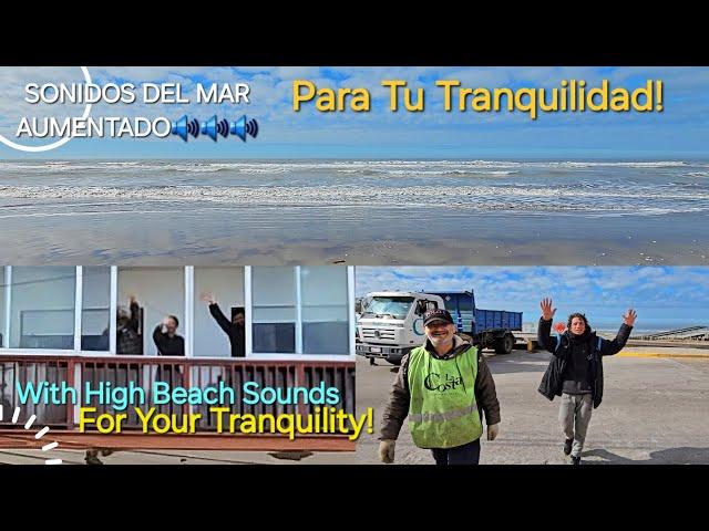 Beach Walking Tour Argentina - Simplemente Un Dia Muy Lindo, Caminamos Por La Playa. Santa Teresita