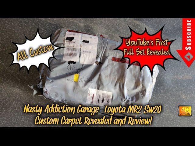 Nasty Addiction Garage - YouTube's First MR2 Sw20 Custom Carpet Revealed and Reviewed