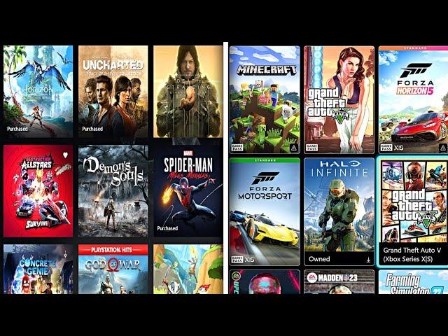 PlayStation Plus Deluxe Games vs Xbox Game Pass Ultimate Games | 2023 Comparison