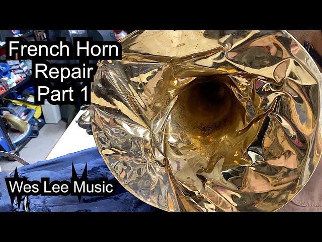 French Horn Repair part 1- Wes Lee Music