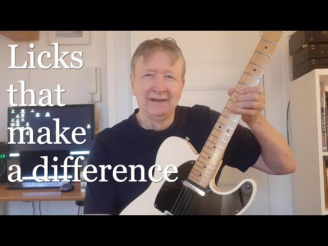 Licks that make a difference, episode one
