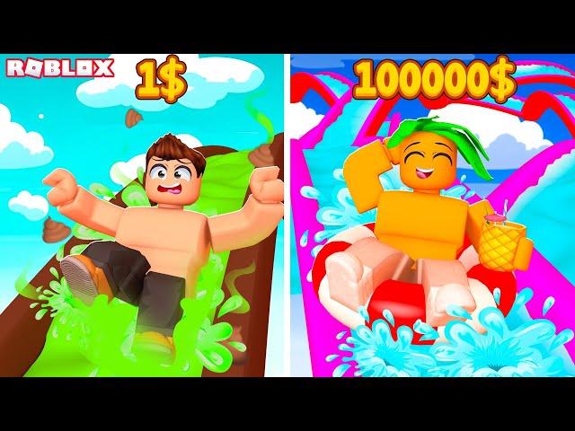 Centex 1€ WASSERRUTSCHE vs. Vitamine 1.000.000€ WASSERRUTSCHE in Roblox?!