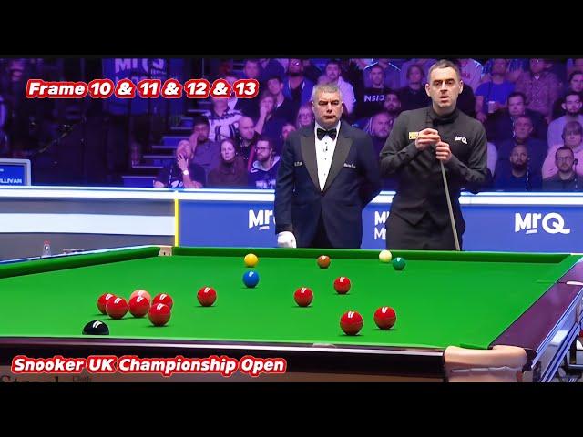 Snooker UK Championship Open Ronnie O’Sullivan VS Ali Carter ( Frame 10 & 11 & 12 & 13 )