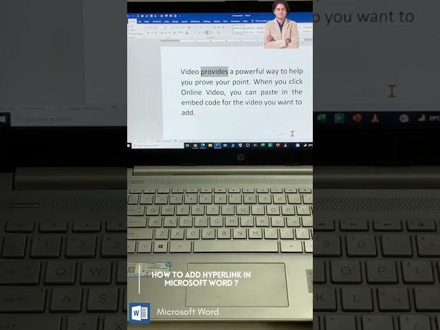 How to add hyperlink in Microsoft Word?