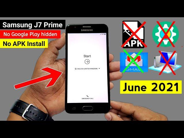Samsung J7 Prime Google Account/FRP Bypass June 2021 (Without PC) 