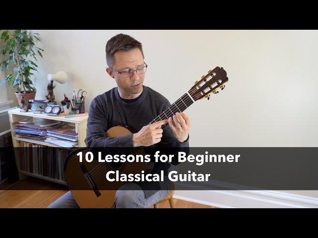 10 Classical Guitar Lessons for Beginners