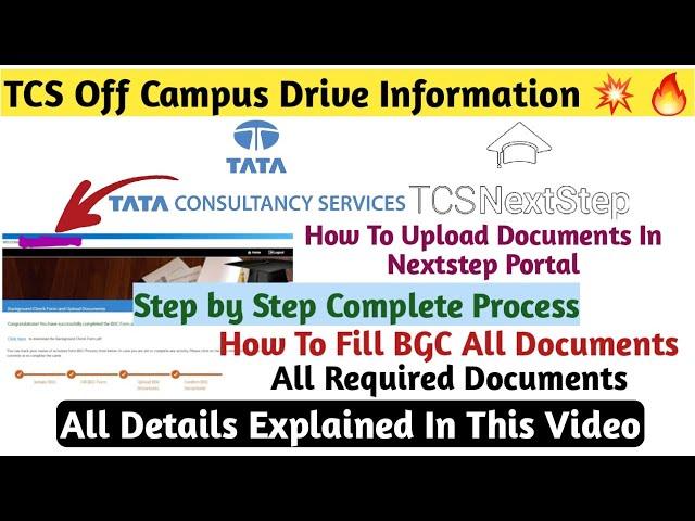 How to Fill TCS BGC All Documents  | TCS Joining All Required Documents #TCS