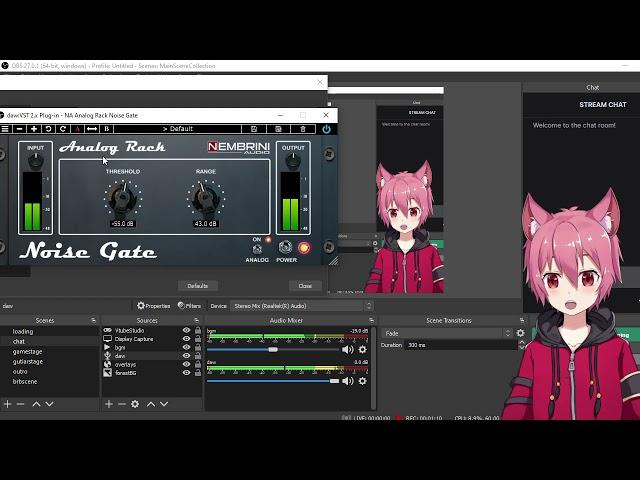 free Noise Gate plugin that works for OBS