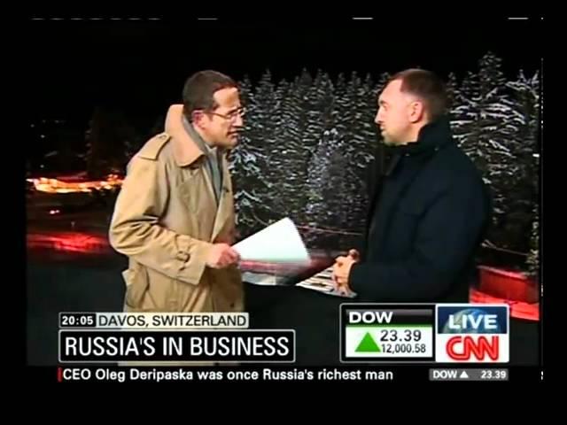 CNN - Interview with Oleg Deripaska in Davos