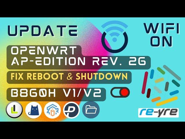 OpenWrt 21.02.3 AP-Edition Rev.26 AMLogic s905x B860H v1/v2 | REYRE-STB