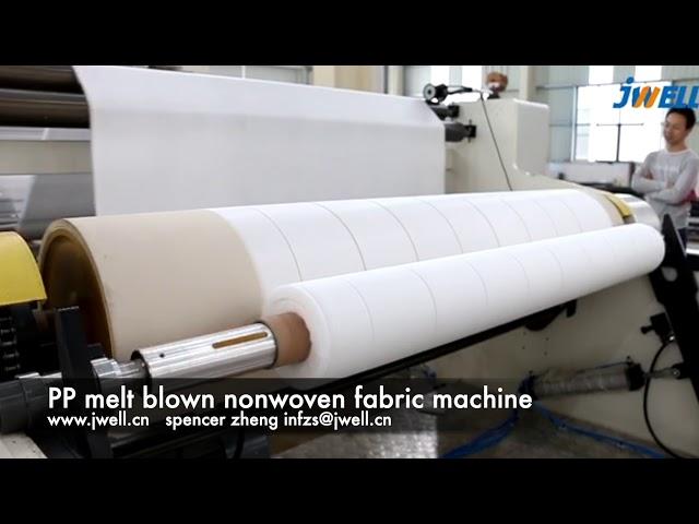 PP melt blown non-woven fabric machine from Jwell , daily capacity 1500 kg