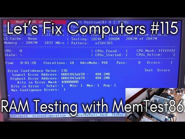 LFC#115 - RAM testing with Memtest86