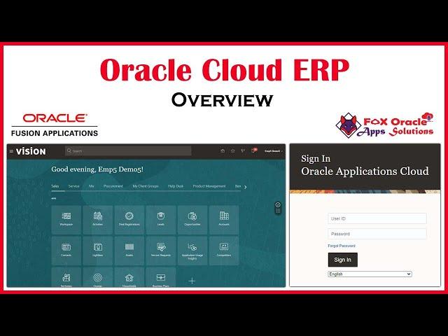 Oracle Fusion Application | Oracle Cloud | Oracle Cloud ERP | Oracle ERP | Oracle ERP Overview