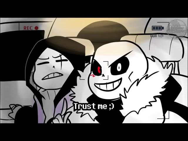 Будни Эпика и Кросса / Undertale Short Animatic by Jakei \ RUS DUB by Ink