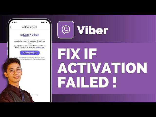 How To Fix Viber Activation Failed !