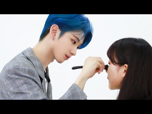 [ENG] What if my bias does K-pop idol makeup on me?