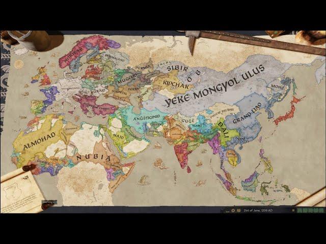 CK3 Timelapse but its with oriental empires and historic invasions mods (1066)