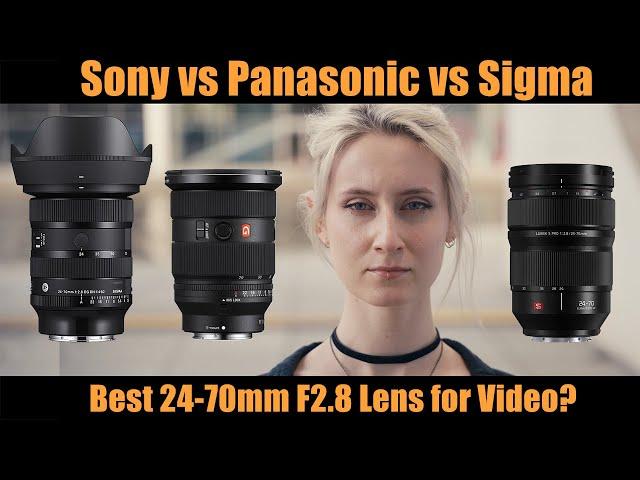 Best 24-70mm F2.8 lens for video? Sony vs Panasonic vs Sigma