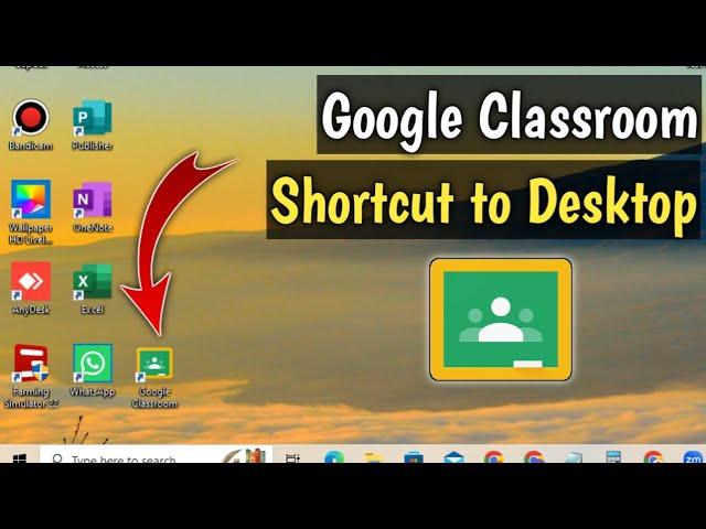 How to Add Google Classroom Shortcut To Desktop