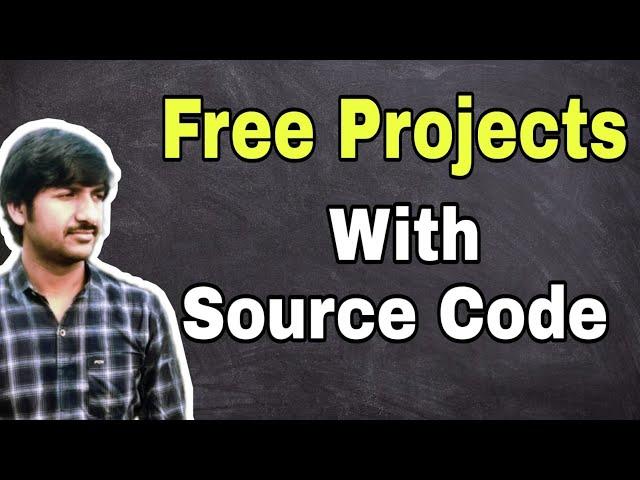 Free Projects with Source Code ( Telugu) | @LuckyTechzone