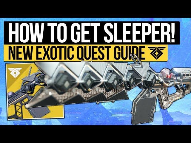 Destiny 2 New Light | How To Get SLEEPER SIMULANT! Exotic Quest Guide & First Look at D2 Sleeper