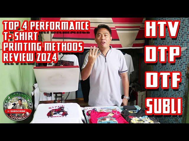 Top 4 performance T Shirt Printing Methods review 2024