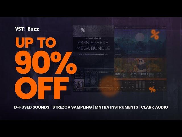 VSTBuzz Deals #8/2023 - Up to 90% off D-Fused Sounds, Strezov Sampling, Mntra & Clark Audio