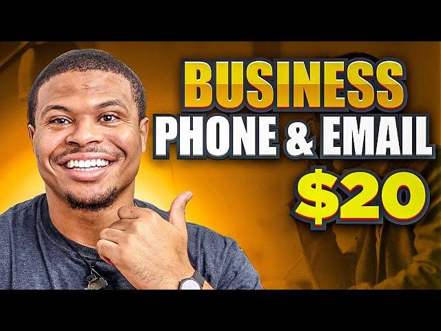 Get a Business Phone & Email for CHEAP | Complete Tutorial